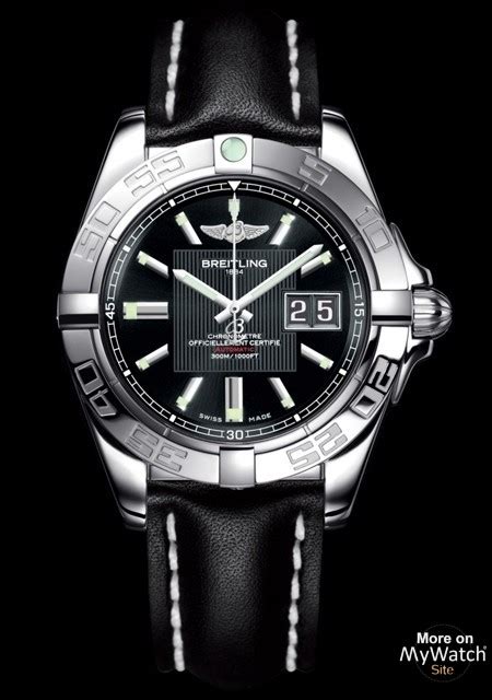 breitling galactic 41 leather strap|Breitling galactic 41.